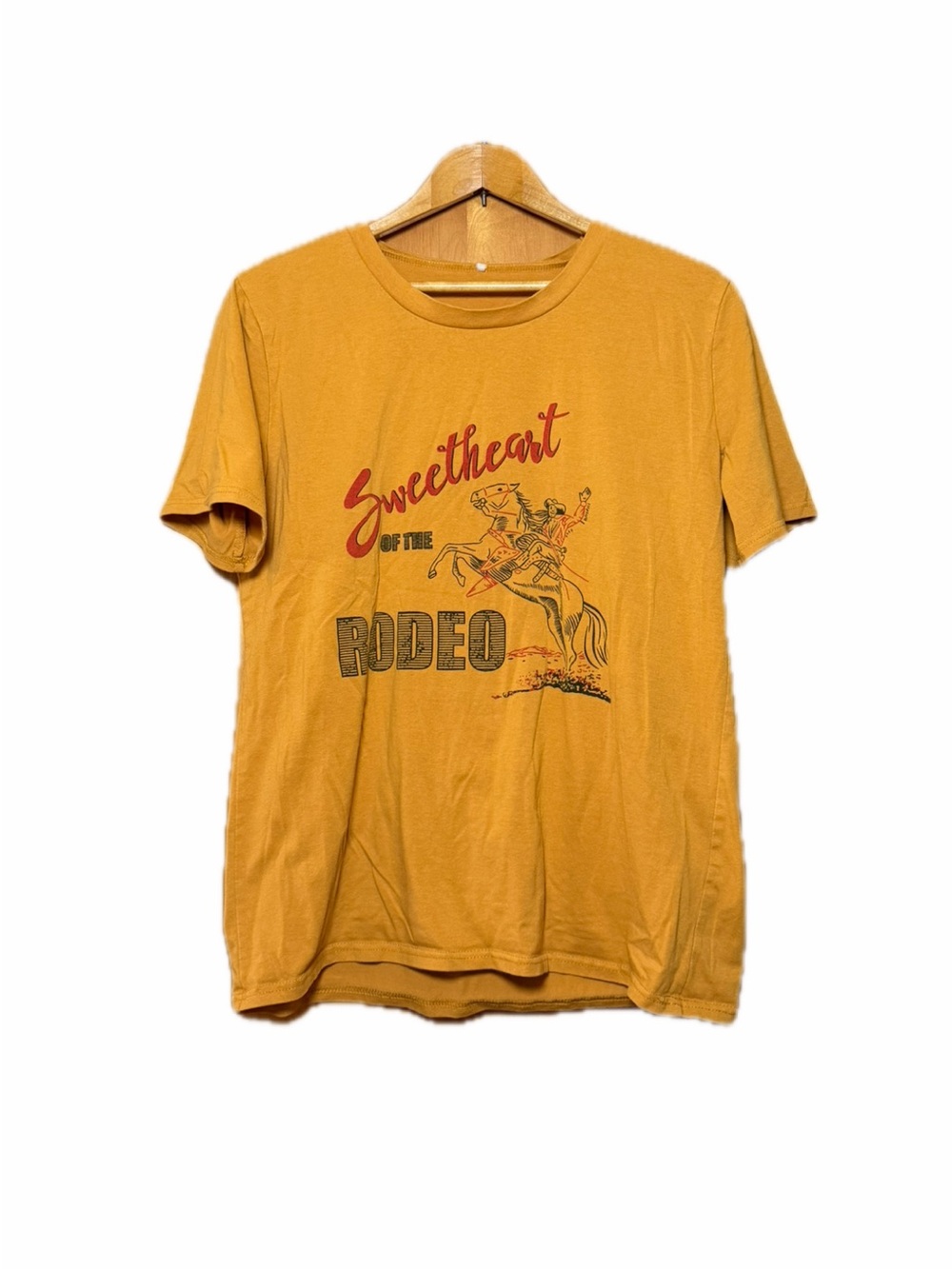 Sweetheart of the Rodeo Mustard Graphic Tee